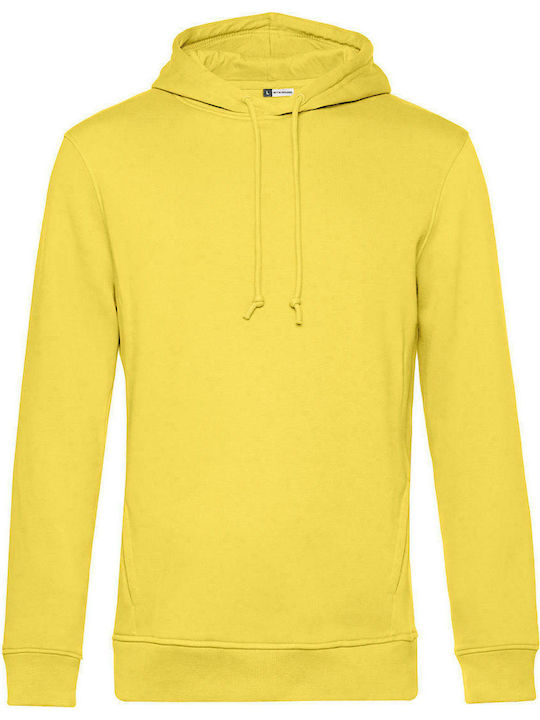 B&C Men's Long Sleeve Promotional Sweatshirt Yellow