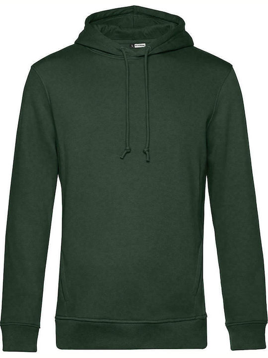 B&C Men's Long Sleeve Promotional Sweatshirt Green