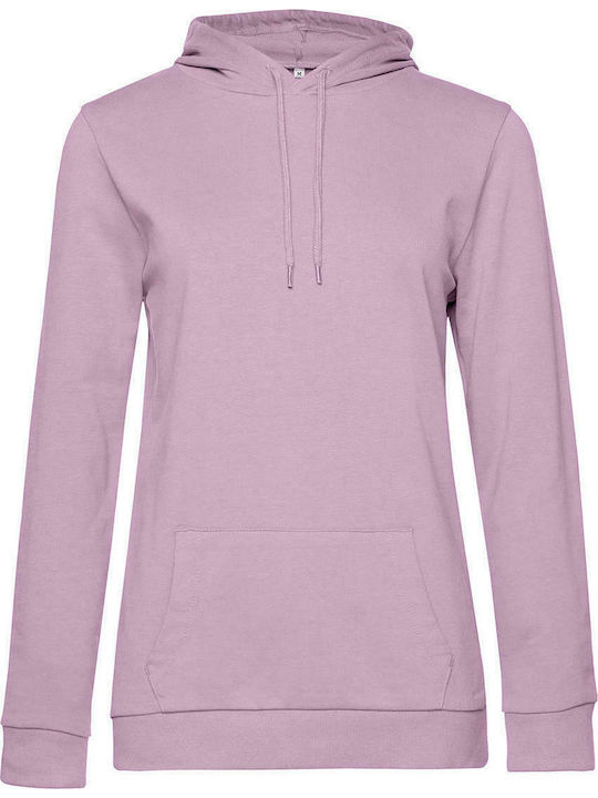 B&C Werbe-Hoodie in Flieder Farbe