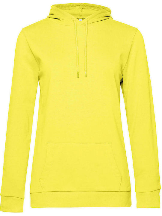 B&C Women's Long Sleeve Promotional Sweatshirt Yellow