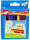 Groovy Set de creioane colorate Mini Mini hexagonal 12buc Pachet de 1 ambalaje