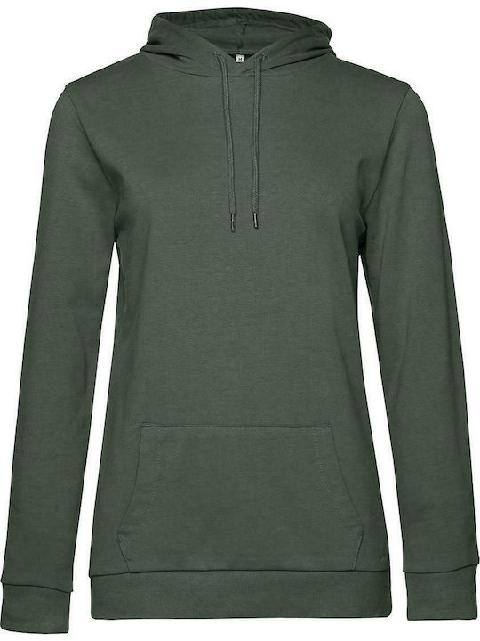 B&C Women's Long Sleeve Promotional Sweatshirt Khaki