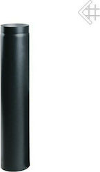 Kratki Chimney Chimney Tube Metallic 150mm Black