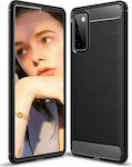 Hurtel Carbon Silicone Back Cover Black (Galaxy S20 FE)