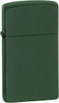 Zippo Αναπτήρας Λαδιού Αντιανεμικός σε Πράσινο χρώμα Slim