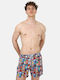 John Frank Fresh Men's Swimwear Shorts Multicolour with Patterns