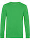 B&C Men's Long Sleeve Promotional Sweatshirt Green