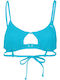 Puma Bikini Swim Top Peek A Scuba Scuba with Adjustable Straps Turquoise