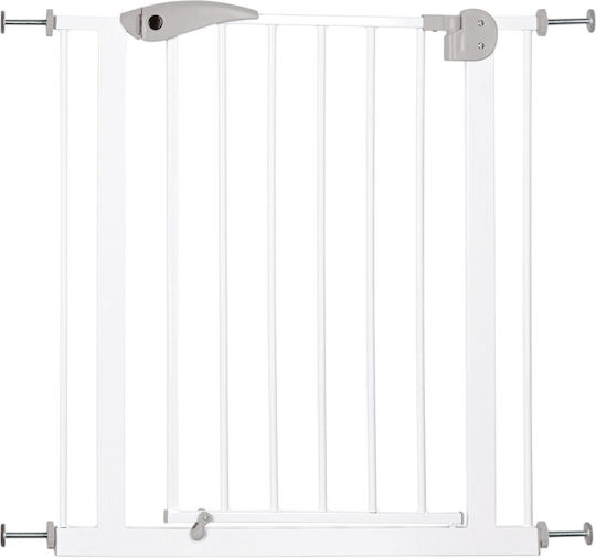 Trixie Διαχωριστικό Σκύλου 75-85x76 cm από Μέταλλο σε Λευκό Χρώμα 85 x 76 x 76εκ.