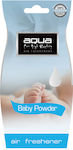 Aqua Αρωματική Καρτέλα Κρεμαστή Αυτοκινήτου The Naturals Baby Powder