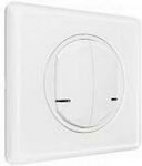 Legrand Celiane with Netatmo Recessed Electrical Lighting Wall Switch with Frame Basic White