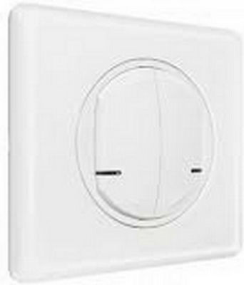 Legrand Celiane with Netatmo Recessed Electrical Lighting Wall Switch with Frame Basic White