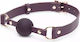 Fifty Shades of Grey Freed Leather Ball Gag Cagulă în Culoare Gri