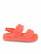 Famous Shoes X8139 Women's Slipper with Fur Coral