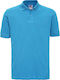 Russell Europe Men's Short Sleeve Promotional Blouse Turquoise