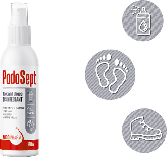Alpin Dezinfectant antibacterian Deodorant Încălțăminte 120ml 7502