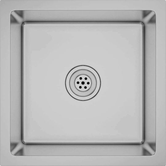 vidaXL Drop-In Sink Inox Satin W40xD40cm vidaXL Drop-In Sink Inox Satin W40xD40cm