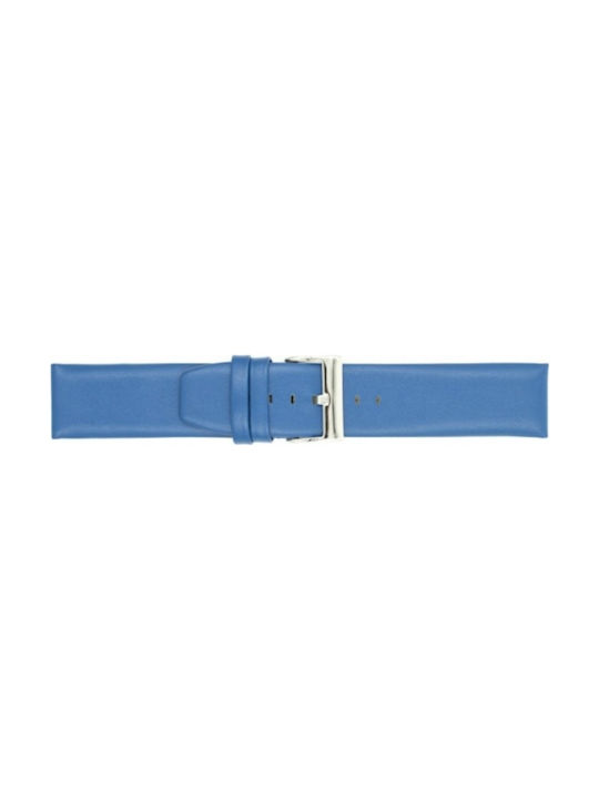 Tzevelion ART257 Leather Strap Blue 22mm