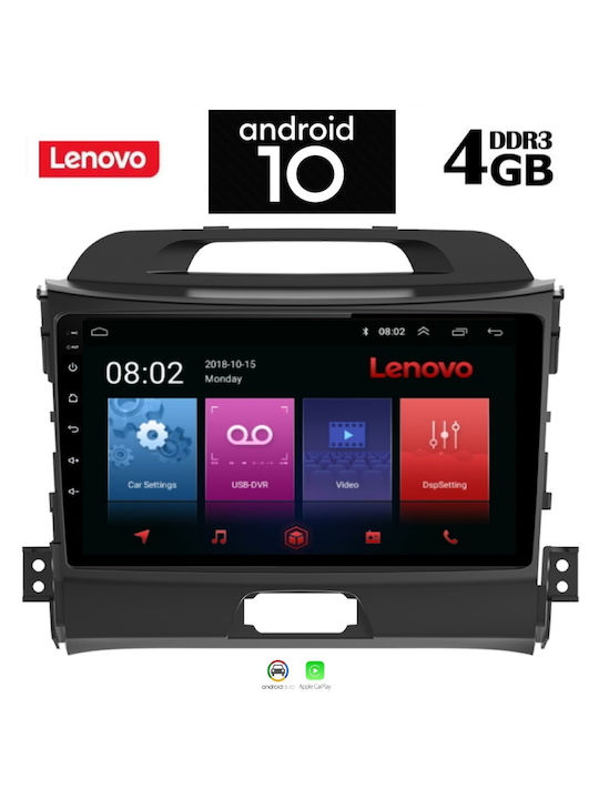 Lenovo SSX9827 Ηχοσύστημα Αυτοκινήτου για Kia Sportage (Bluetooth/USB/AUX/WiFi/GPS) με Οθόνη Αφής 9"