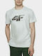 4F Men's Athletic T-shirt Short Sleeve Gray