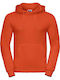 Russell Europe Werbe-Hoodie in Orange Farbe