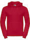 Russell Europe Werbe-Hoodie in Rot Farbe