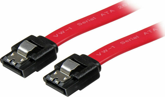 StarTech 7-Pin SATA III to 7-Pin SATA III Cable 30cm Red (LSATA12)