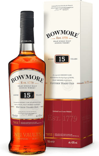 Single Malt Whisky 15 Ani Din Scoția Într-o Cutie 43% 1000ml