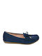 Famous Shoes Women's Moccasins in Navy Blue Color