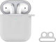 Devia Husă Silicon în culoarea Alb pentru Apple AirPods 1 / AirPods 2