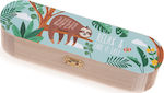 Christening Favor with Pencil Case Βραδύποδας made of Wood