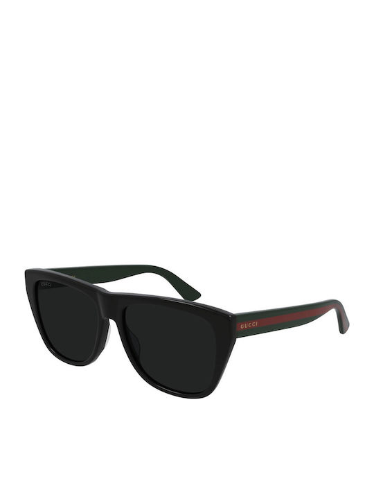 Gucci Unisex Sonnenbrillen mit Schwarz Horn umr...