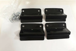 Hermes Picioare pentru Bare Transversale Capete de bară pentru bare GS1 și GS3 pentru VW Golf V/VI Volkswagen Magazin online de golf 4buc