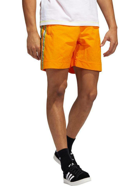 adidas Taped Athletic Men's Shorts Orange