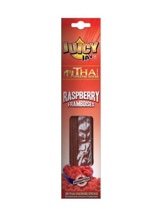 Juicy Jays Thai Incense Sticks Aromatic - Raspberry 20 pcs.