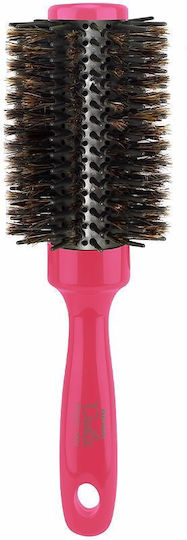 Beter Deslia Bright Day Round Brush Βούρτσα Μαλλιών Ροζ 33mm