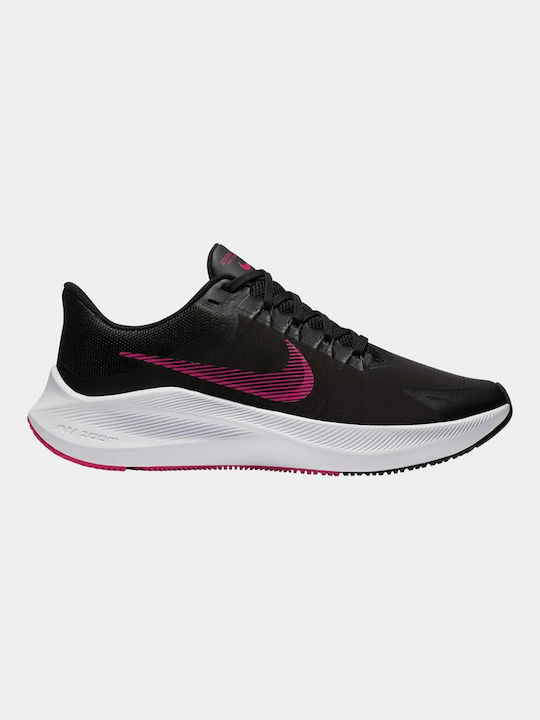 Nike Winflo 8 Γυναικεία Αθλητικά Παπούτσια Running Μαύρα