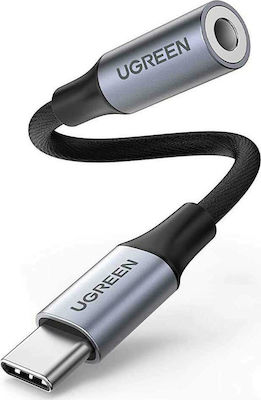 Ugreen Convertor USB-C masculin în 3.5mm feminin Gri (80154)