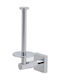 Kolossos Disegno Italiano Emily Spuare Cromo Wall-mounted Paper Holder Inox Silver