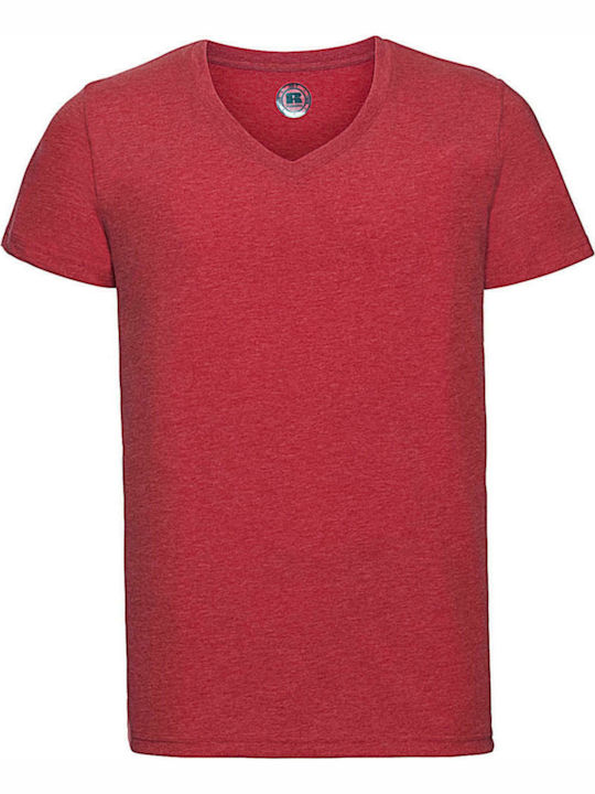 Russell Europe Men's Short Sleeve Promotional T-Shirt Red