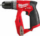 Milwaukee M12 FDDX-0 Drill Driver Battery Brushless 12V Solo 4933464978