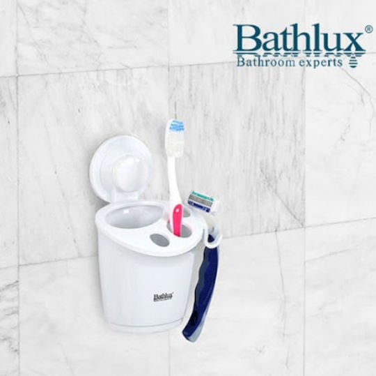 Bathlux Стенен Органайзер за кола с Вакуум Бяла