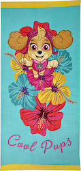 Stamion Kids Beach Towel Turquoise Paw Patrol 140x70cm