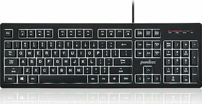 PERIBOARD-329 - Backlit Keyboard with US Layout