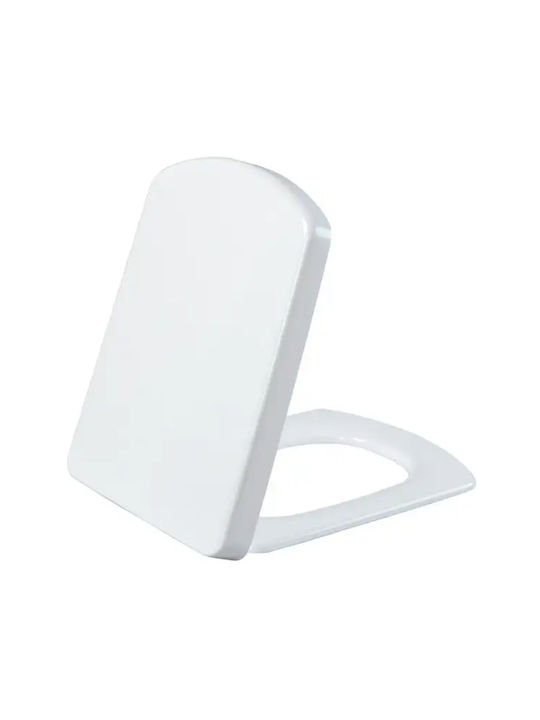 Tema Plastic Toilet Seat White Quadro KC3081 44.5cm