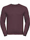 Russell Europe Ανδρικό Διαφημιστικό Φούτερ Burgundy