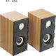 Tele PRIME FT-616 2.0 Speakers 3W Brown