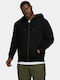 Black Hooded Cardigan