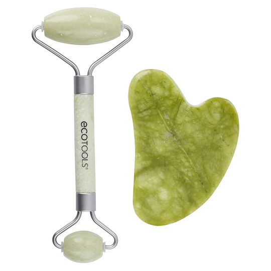 EcoTools Roller Προσώπου & Εργαλείο Gua Sha από Νεφρίτη