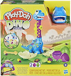 Hasbro Play-Doh Plasticine - Game Dino Crew Growin Tall Bronto for 3+ Years, 2pcs F1503